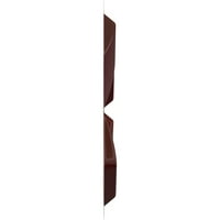 Ekena Millwork 5 8 W 5 8 H BRADLEY ENDURAWALL Декоративен 3Д wallиден панел, сјај Мерлот