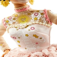 Барби Потпис Дија Де Муертос Кукла Во Фустан И Цвет Круна