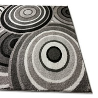 Добро ткаени мистични ринго модерни геометриски кругови сина 7'10 9'10 килим на област