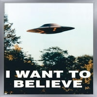 X -датотеки - Сакам да верувам во wallиден постер, 14.725 22.375
