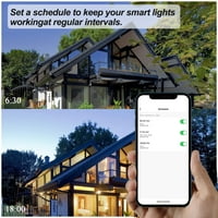 Wifi Smart LED Сијалица 12W ЕВА 1000lm Rgbw Затемнета Апликација Контрола