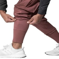Мажи Обични Долги Панталони Врвки За Влечење Еластични Панталони За Половината Еднобојни Панталони За Џогер Лесни Спортски Панталони