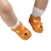 Лесен Мало Дете Бебе Патики Спортски Чорапи Удобни Меки Единствени Бебешки Чевли Портокал 4