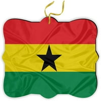 Знаме на Гана-За Внатрешни Работи На Автомобилот Закачалка За Ретровизори Додатоци За Автомобили Внатрешна Декорација Висечки