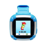 Паметен Часовник Со Дигитален Фотоапарат Игри Екран Во Боја Кул Подароци За Деца Сини