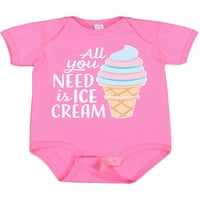 Инктастично се што ви треба е сладолед со сладолед конус подарок бебе или бебе девојче боди
