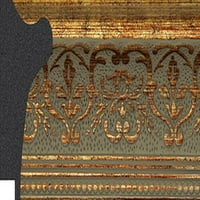 1 2 Полистирен Викторијанска рамка за слика од големопродажба -ком 8,5х11, серија античко злато - направено во САД