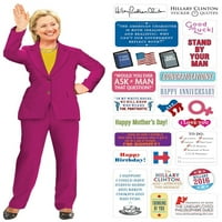 Канцелариски материјал-Хилари Клинтон - Картичка И Налепница Нов 0302