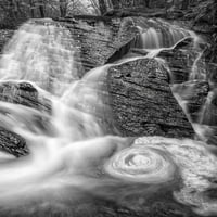 пролетен водопад во шумата; Среден Саквил, Нова Шкотска, Канада Постер Печатење Од Ирвин Барет Дизајн Слики