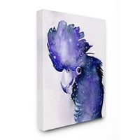 Sumneple Home Décor Space Bird Adqulour Purple Animal Painting Canvas wallидна уметност од ennенифер Пакстон Паркер