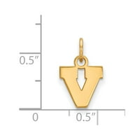 Реал 10кт Жолта Голди Логоарт Универзитетот ВО Вирџинија XS Приврзок; За Возрасни и Тинејџери; За Жени и Мажи