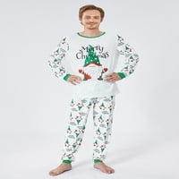 Божиќни пижами за семејно појавување на PJS Поставете Божиќни ленти со дното на панталони за деца за жени