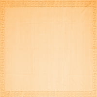 Ахгли компанија во затворен правоаголник цврсти килими со модерна област на портокал, 2 '3'