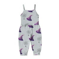 1-5 годишно дете од дете, деца момчиња момчиња девојки мода симпатична смешна мачка пајак за суспензии, ропер-комбинезон пурпурни