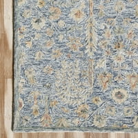 Дома Вијан Блит сина таупе гроздобер цветна волна област килим, 7'9 9'9