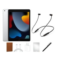 Обновен Apple iPad 64 GB, сребро, само Wi-Fi, Beats Bundle. Пакетот вклучува: iPad Beats Flee Hearphones, Case, заштитник на