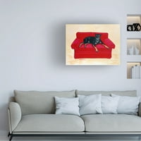 Керол Дилон „Доби на црвена“ платно уметност