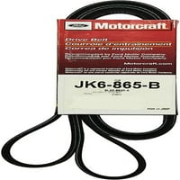 Motorcraft Serpentine Belt JK6-865-B се вклопува Изберете: 2006- Ford Explorer, 2007- Ford Explorer Sport Trac