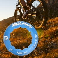 Хлома Болани Заштитна Касета Заклучување Лесен Отпорен На Корозија Алуминиумска Легура Прстен За Заклучување На Слободни Тркала За МТБ