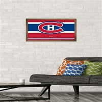 Монтреал Канадиенс - Логото Ѕид Постер, 14.725 22.375